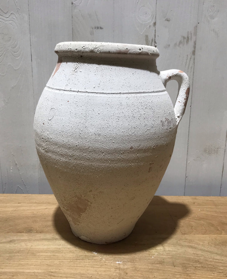 Vintage  Turkish Terracotta  Jug  #3904a