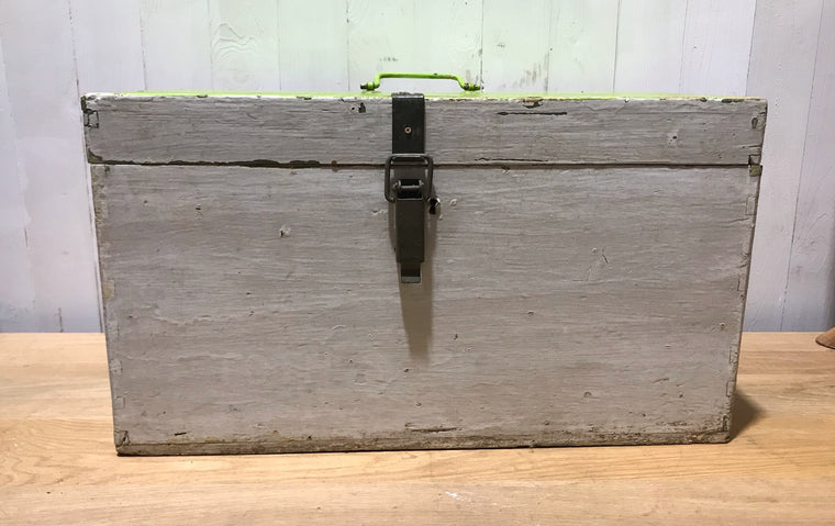 Vintage  Wooden Storage Box #3905