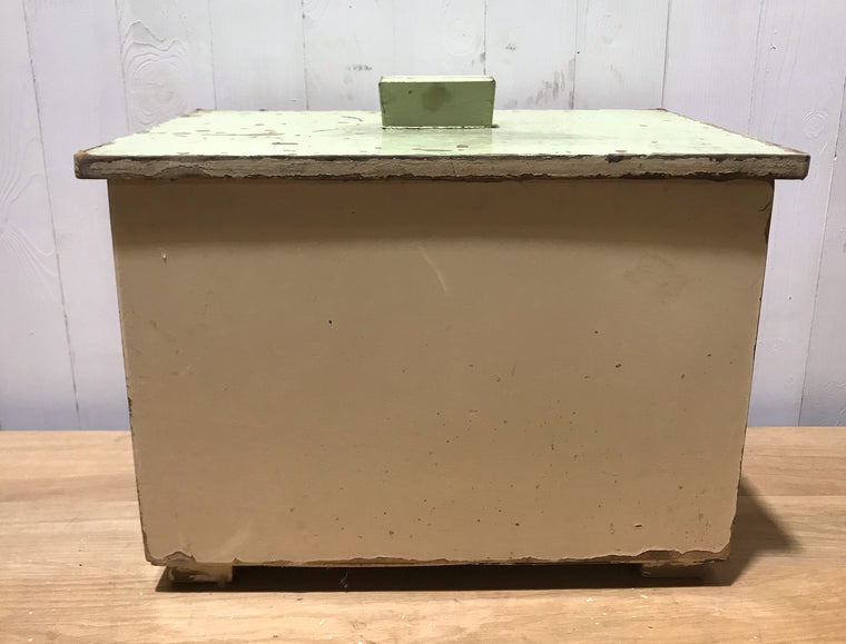Vintage  Wooden Storage Box #3906b