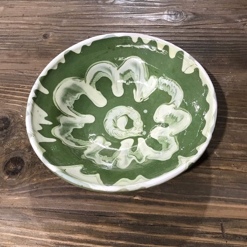 Old  Hungarian Terracotta Bowl #3907b