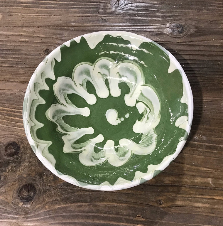Old  Hungarian Terracotta Bowl #3907c