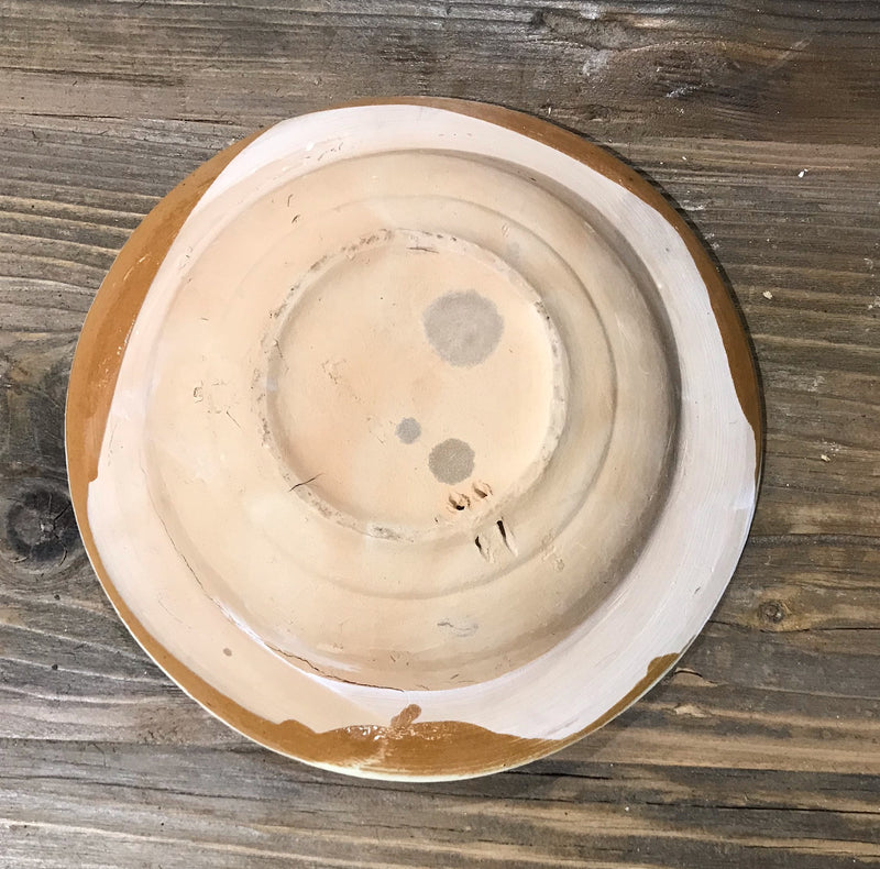 Old  Hungarian Terracotta Bowl #3908c
