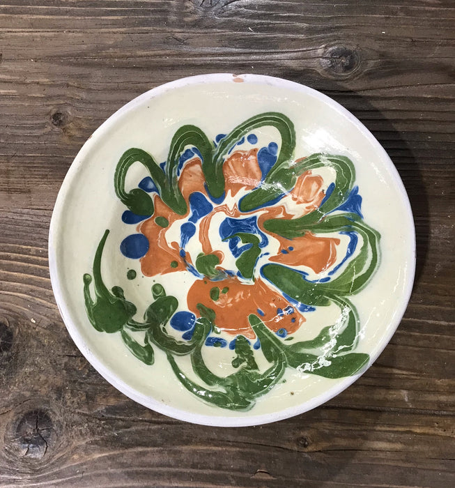Old  Hungarian Terracotta Bowl #3910a