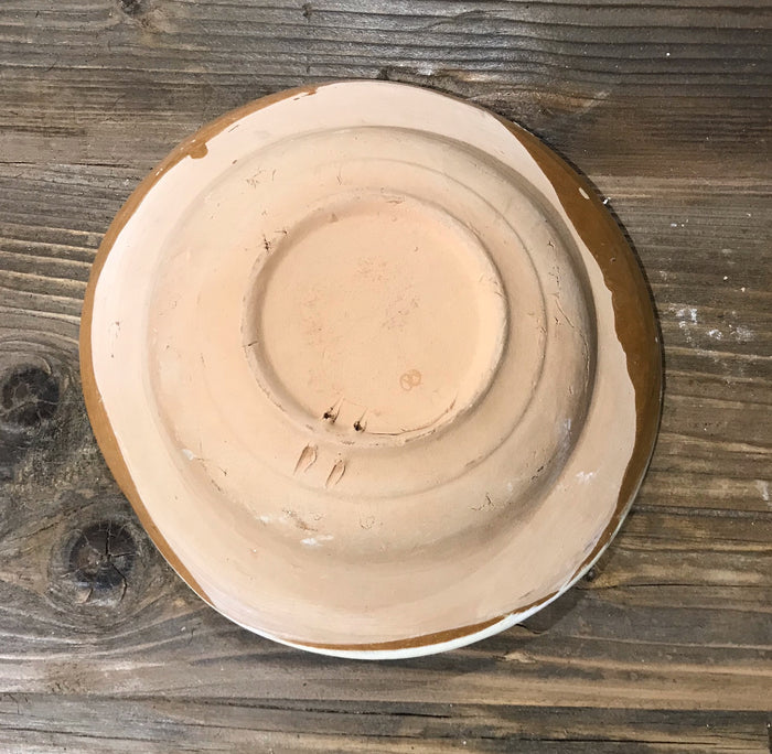Old  Hungarian Terracotta Bowl #3910a