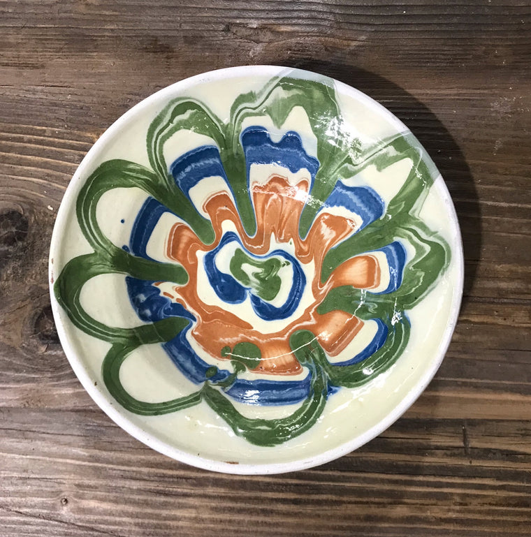 Old  Hungarian Terracotta Bowl #3910b