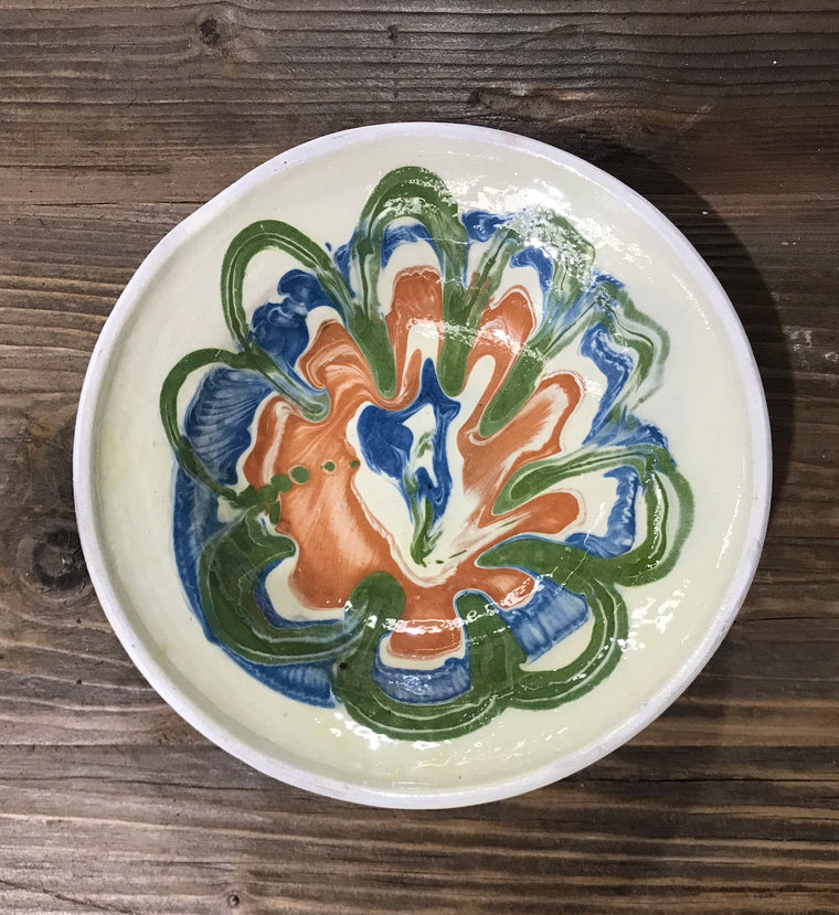 Old  Hungarian Terracotta Bowl #3910c