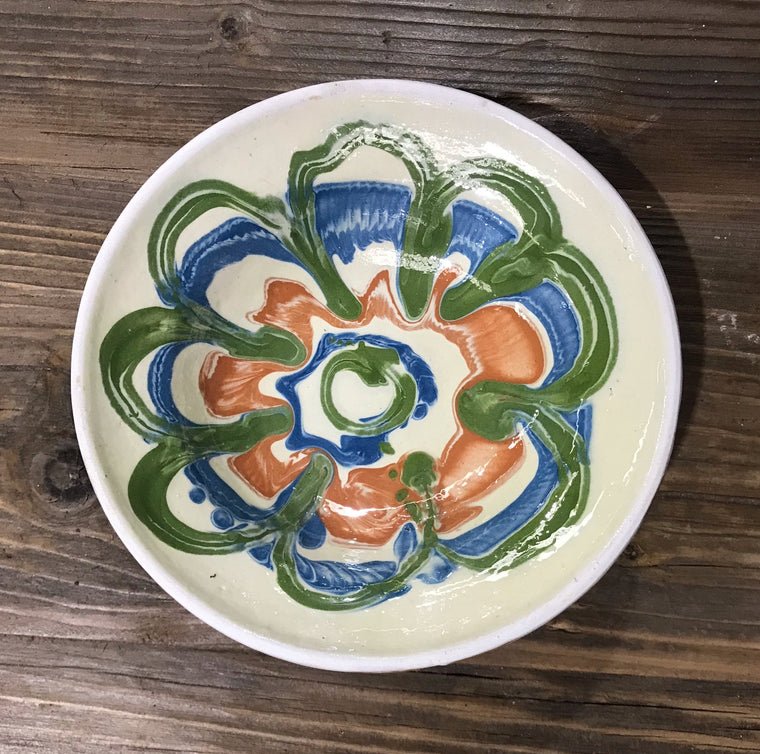 Old  Hungarian Terracotta Bowl #3910d