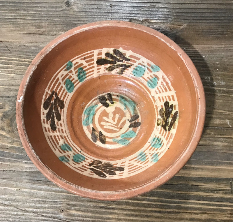 Old  Hungarian Terracotta Bowl #3911b