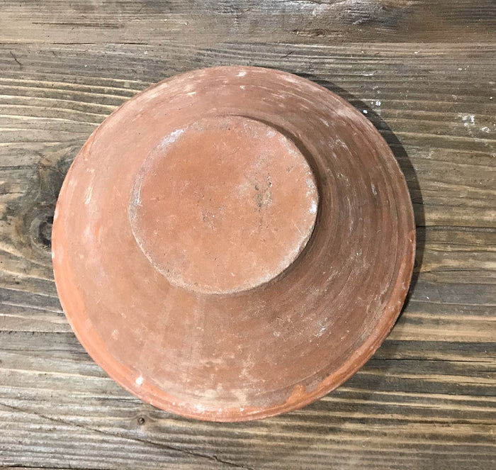 Old  Hungarian Terracotta Bowl #3911b