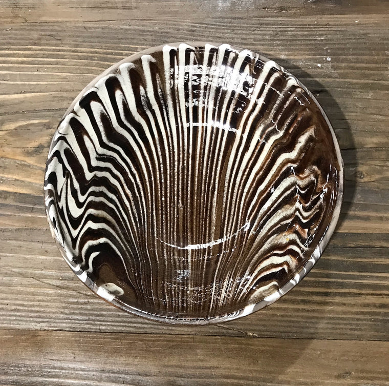 Old  Hungarian Terracotta Bowl #3913e