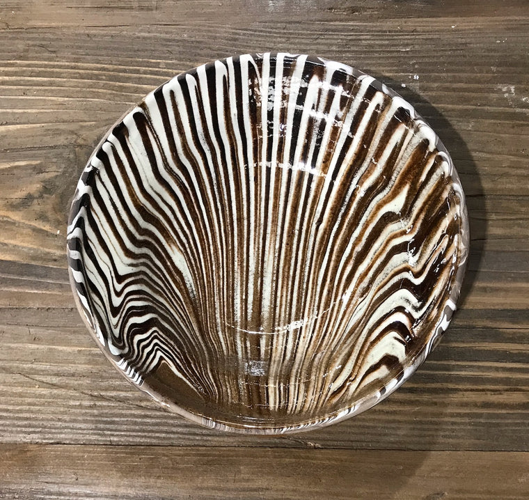 Old  Hungarian Terracotta Bowl #3913f