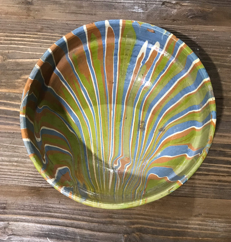 Old  Hungarian Terracotta Bowl #3914d