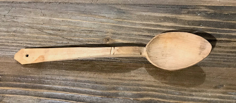 Vintage  Wooden Handcarved Spoon #3915b