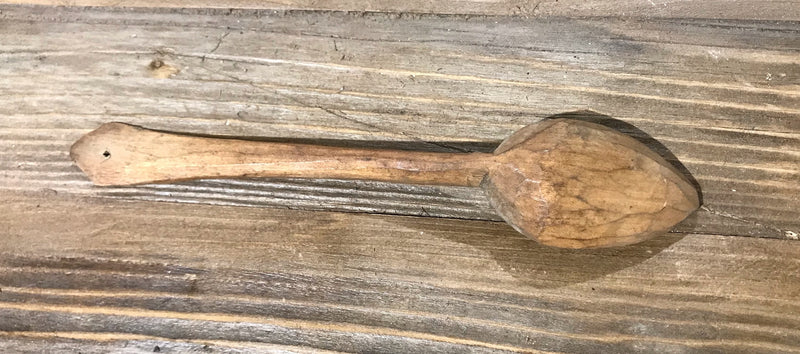 Vintage  Wooden Handcarved Spoon #3915e