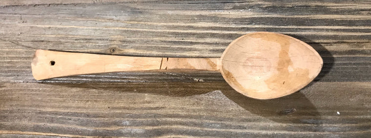 Vintage  Wooden Handcarved Spoon #3915g