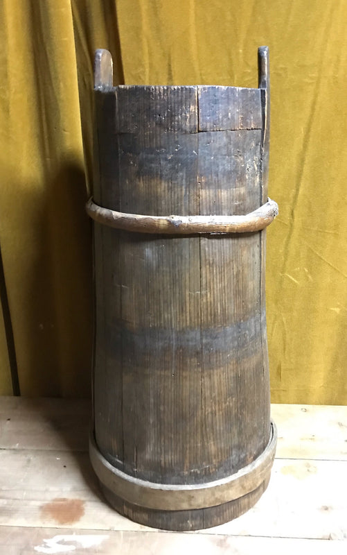 Vintage  European Wooden Churn #3916b