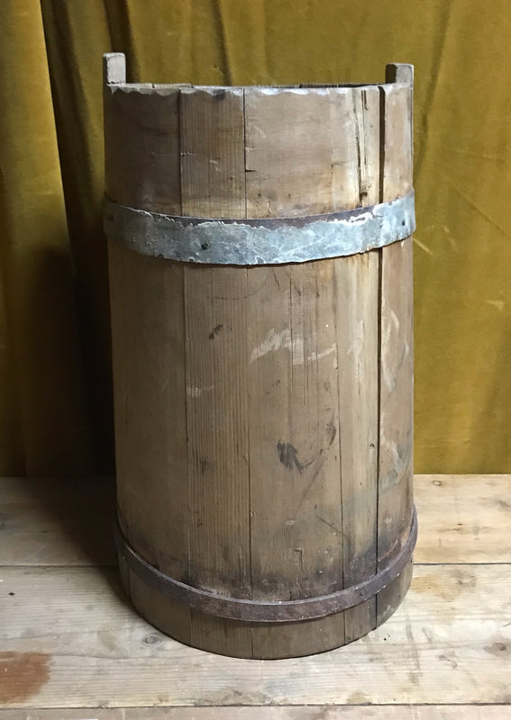 Vintage  European Wooden Churn #3916f