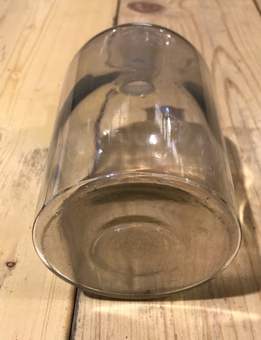 Vintage  Clear Pharmacy  Glass Bottle #3923b
