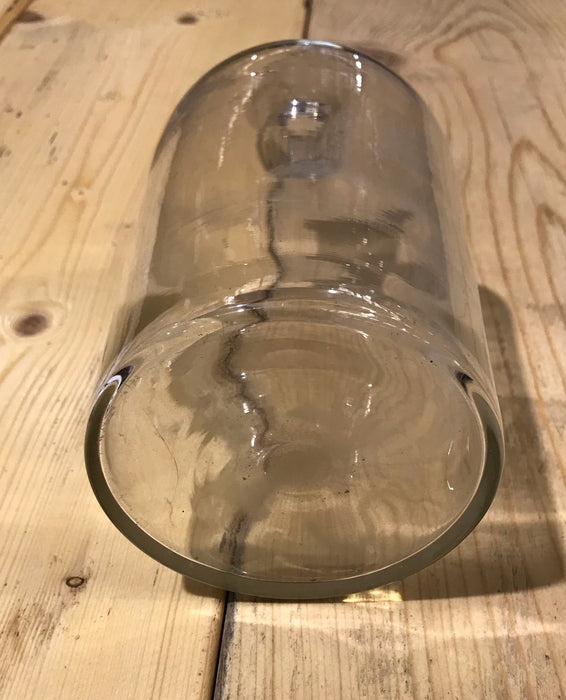 Vintage  Clear Pharmacy  Glass Bottle #3923c
