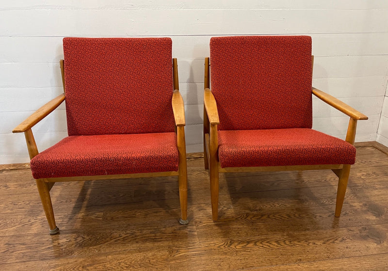 Mid Century "Tatra Nabytok" Arm Chairs #3798