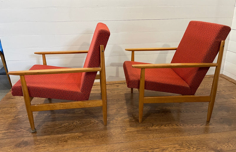 Mid Century "Tatra Nabytok" Arm Chairs #3798