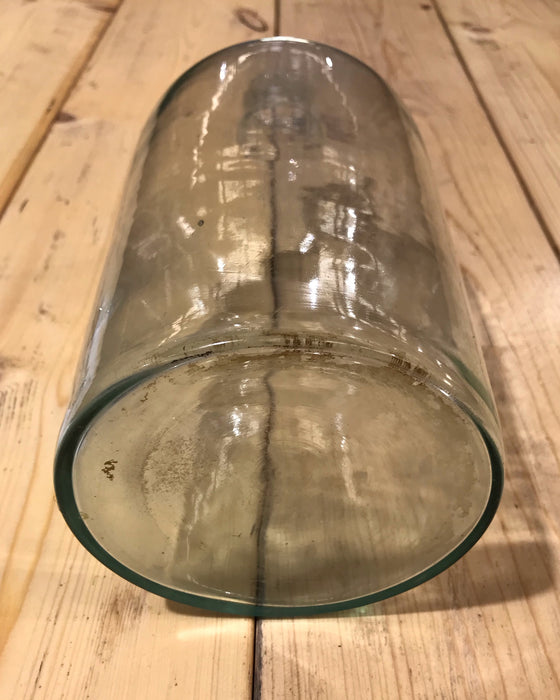 Vintage  Clear  Glass Bottle #3925a