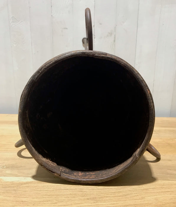 Vintage Metal Plant Planter  #3942a