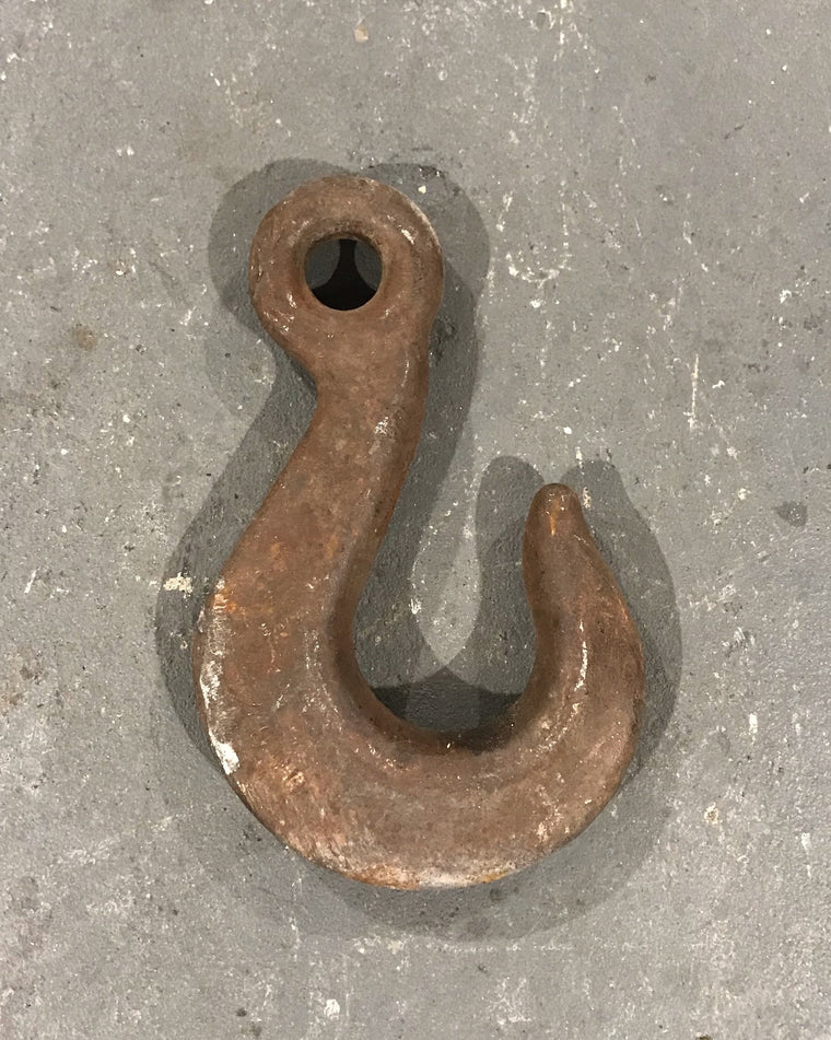 Large Vintage Industrial  Metal Hook  #3944