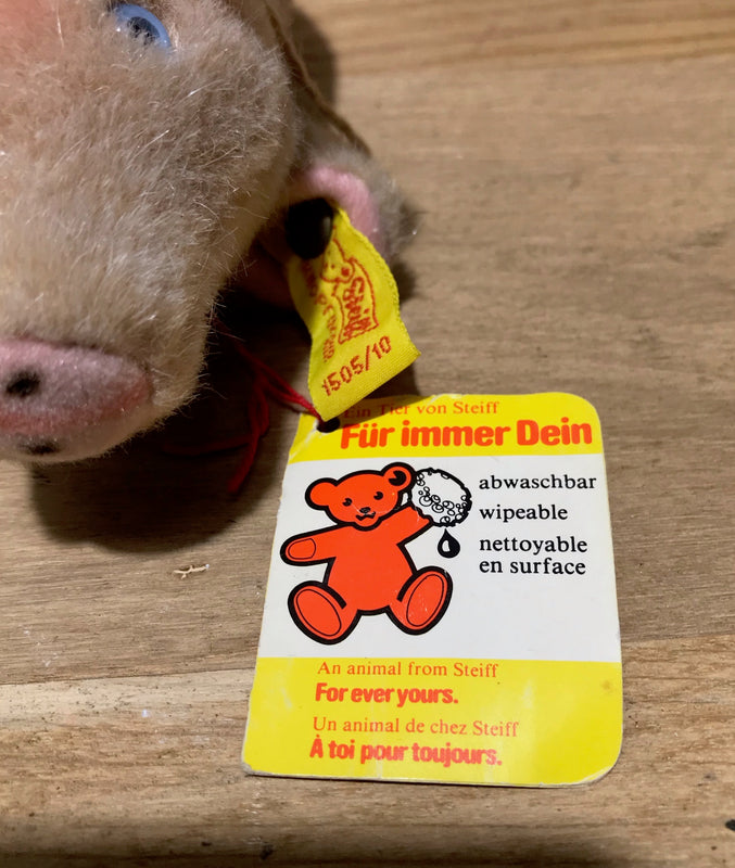 Vintage German Steiff Pig #s10