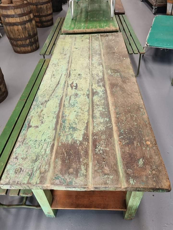 Vintage  European Workbench / Counter/ Kitchen Island  #3603 A Byron