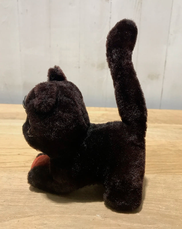 Vintage German Steiff Black Cat  #s23