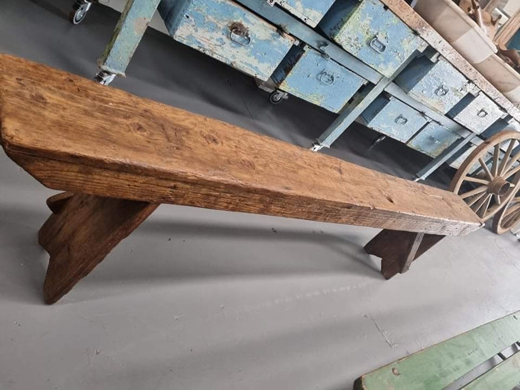 Vintage European Kitchen Bench Seat # 3602 B Byron