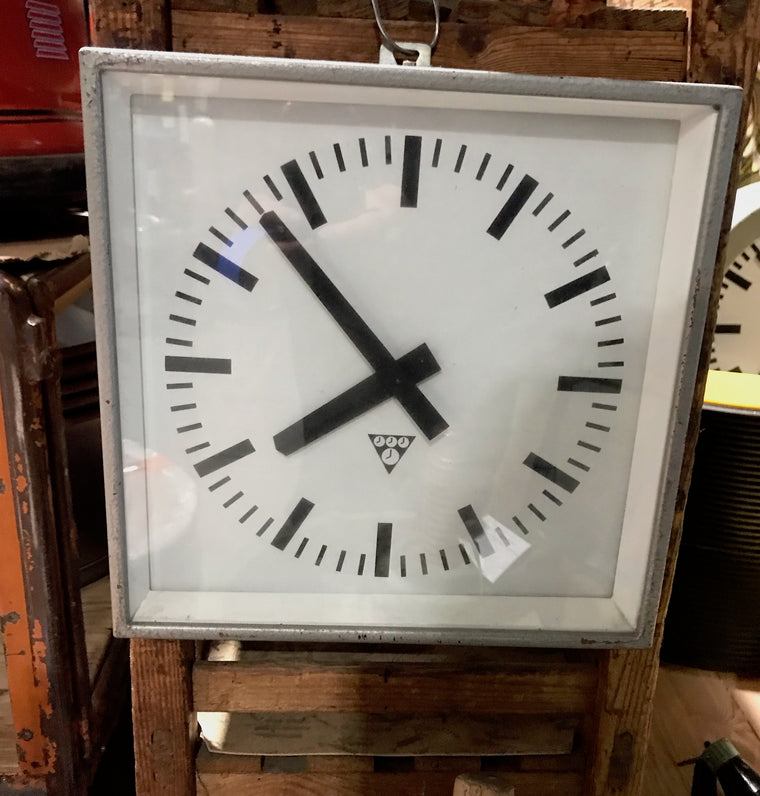 Vintage Czech Pragotron Slave Train Station Clock #3957