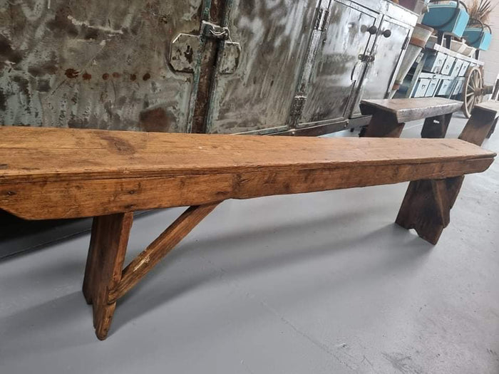 Vintage European Kitchen Bench Seat # 3602 C Byron
