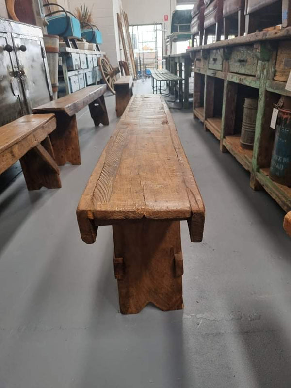 Vintage European Kitchen Bench Seat # 3602 D Byron
