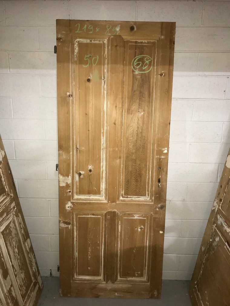 Vintage French wooden house door #2565/68