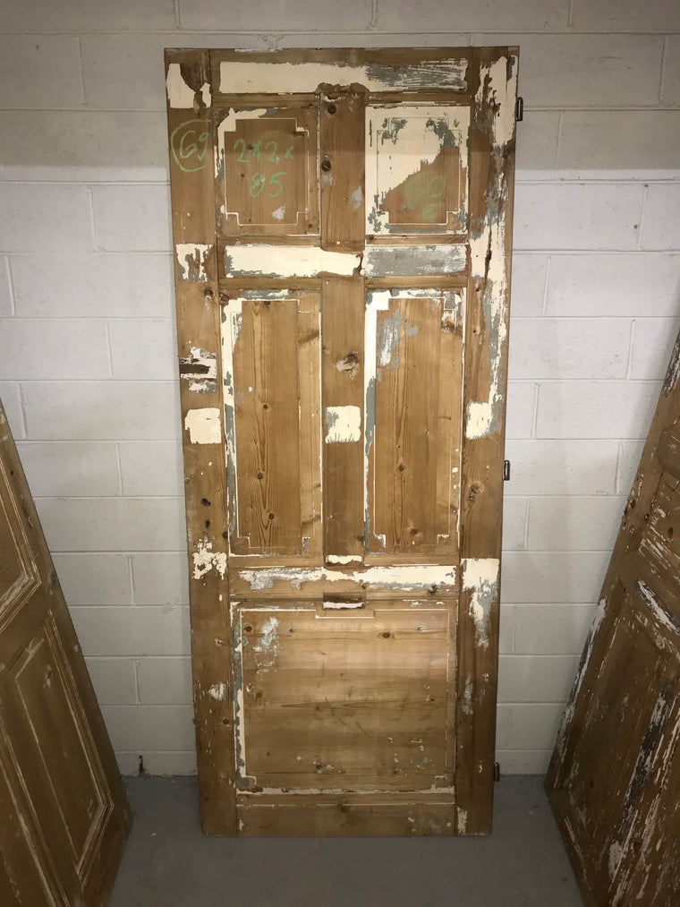 Vintage French wooden house door #2565/69
