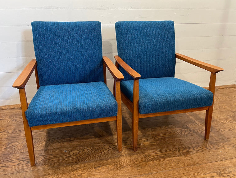Mid Century  Nabytek Drieska Arm Chairs #3837  Byron