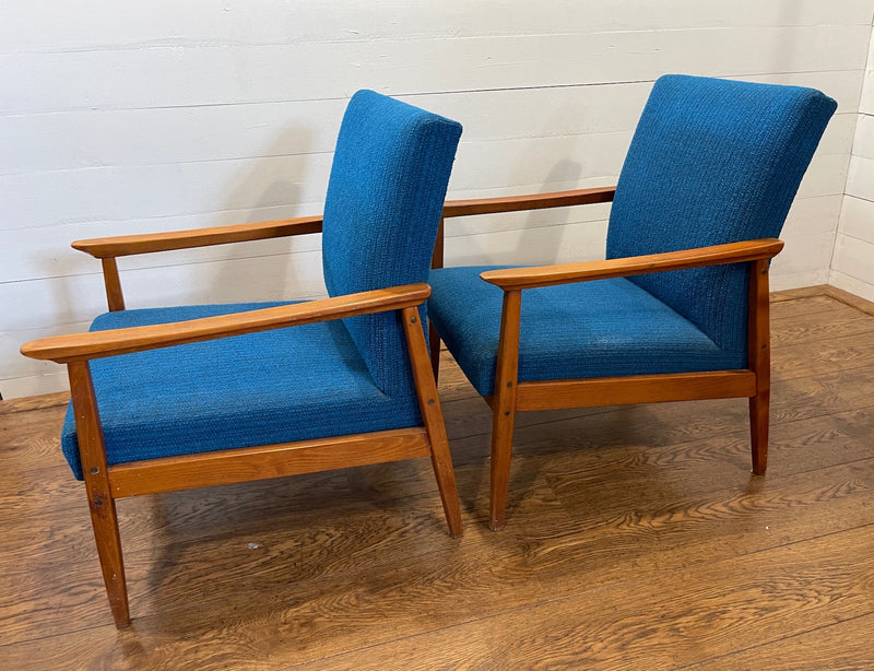 Mid Century  Nabytek Drieska Arm Chairs #3837  Byron