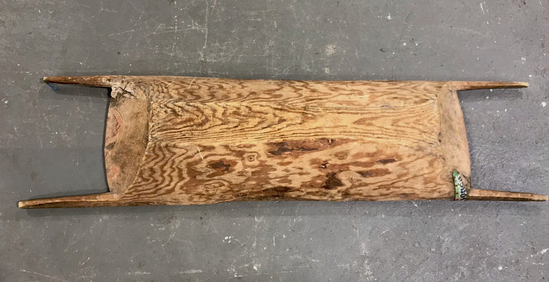 Rustic Turkish Wooden Dough Bowl #3979