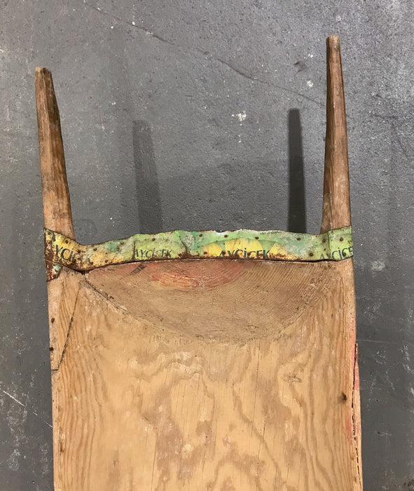 Rustic Turkish Wooden Dough Bowl #3979