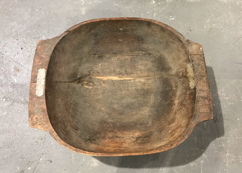 Rustic  European Wooden Bowl #3984