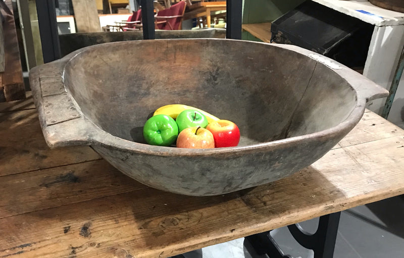 Rustic  European Wooden Bowl #3984