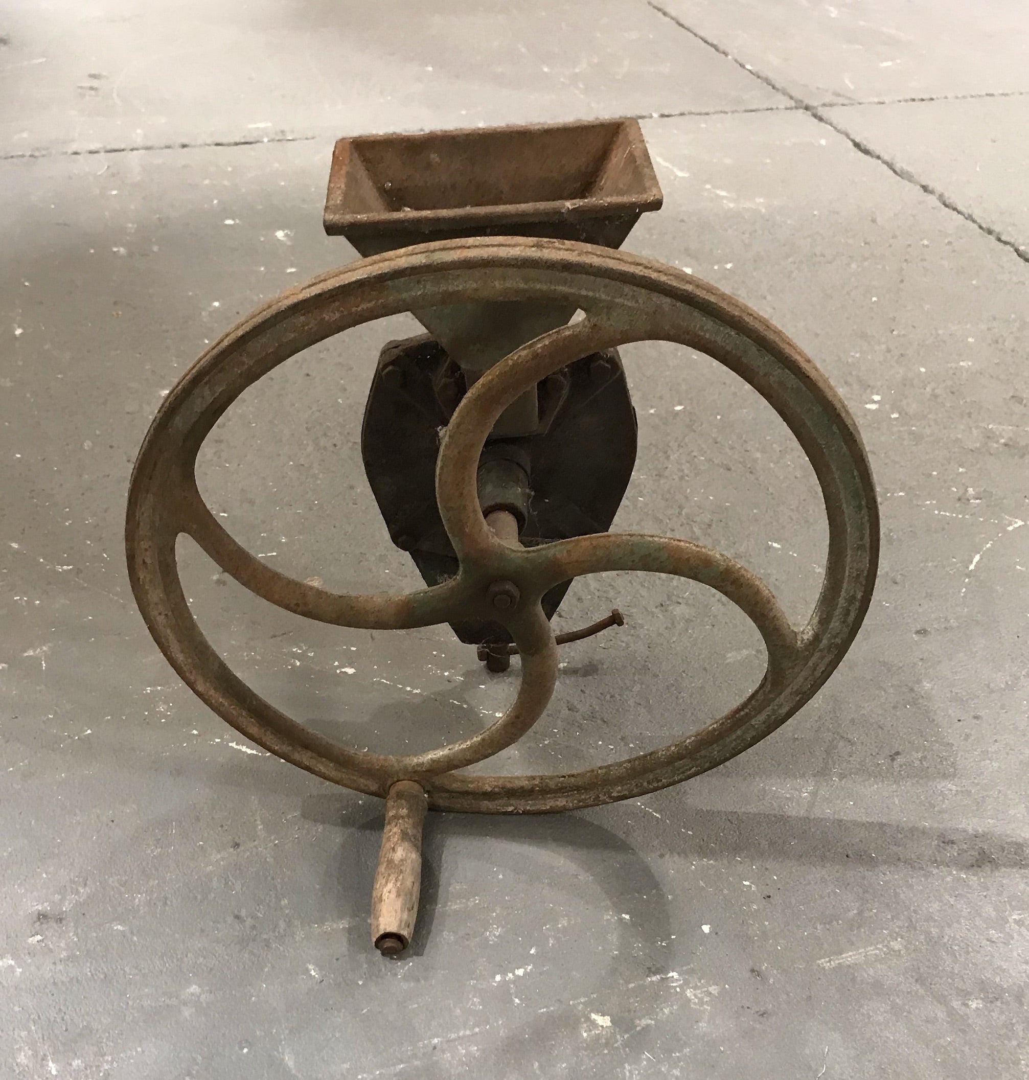 Vintage  European Table Top Coffee Bean Grinder #3986