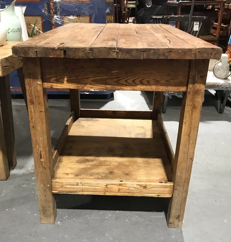 Vintage European Kitchen Island Table  #4075  Byron
