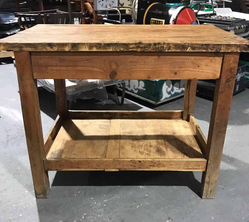 Vintage European Kitchen Island Table  #4075  Byron