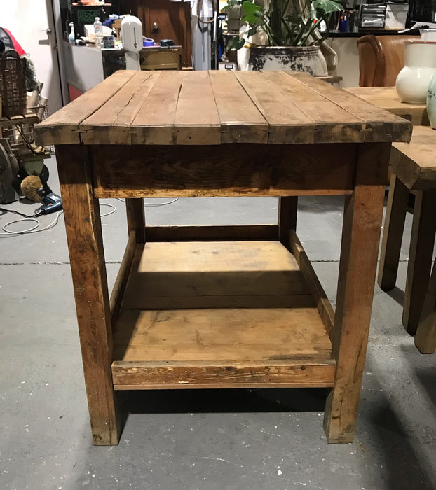 Vintage European Kitchen Island Table  #4075  Byron