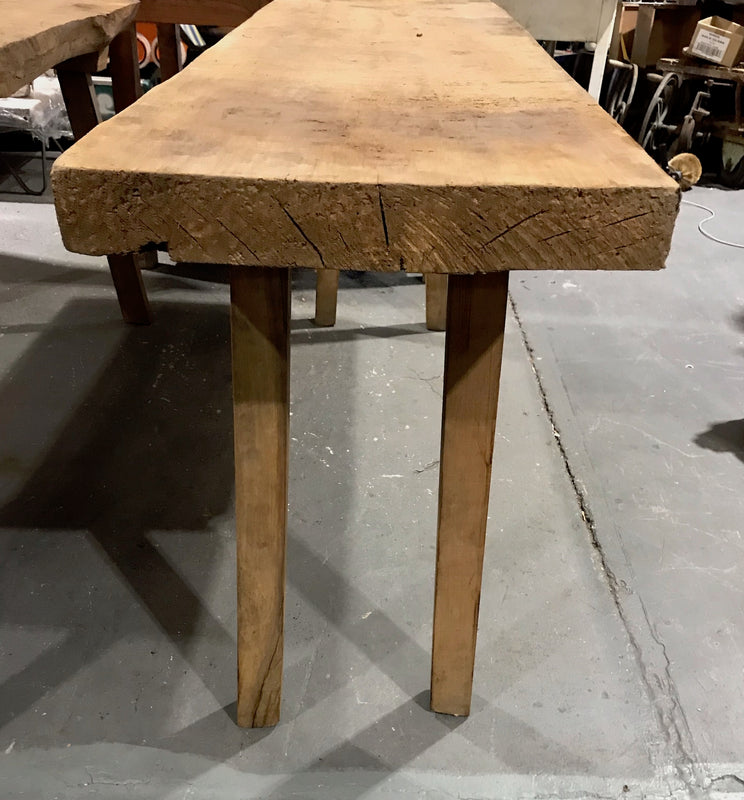 Vintage European Wooden Console Table  #3998