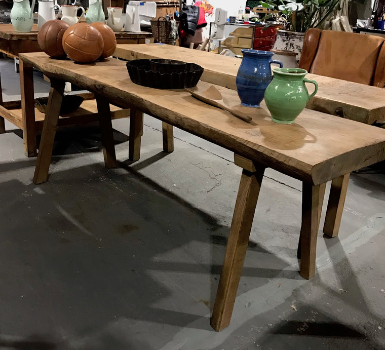 Vintage European Wooden Console Table  #3999