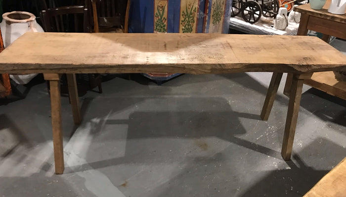 Vintage European Wooden Console Table  #3999